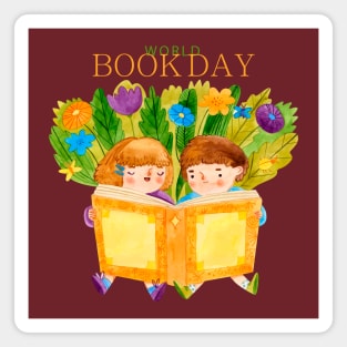 World Book Day Brother & Sister Magnet